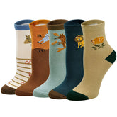 Animals Design Socks for Kids - 5 Pairs