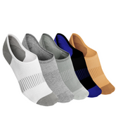 Men's Sports Invisible Socks - 5 Pairs