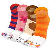 Flip Flop Socks Two Toe Tabi - 4 Pairs