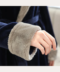 Women Fleece Long Warm Soft Plush Robes for Winter