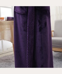 Long Bath Robe Womens Plush Soft Fleece Pajamas Sleepwear