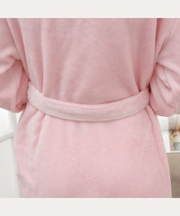 Long Bath Robe Womens Plush Soft Fleece Pajamas Sleepwear