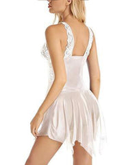 Unbuttoned Sexy Lingerie Perspective Night Gown