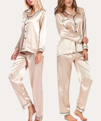 Silk Pajamas Set for Women Home Clothes