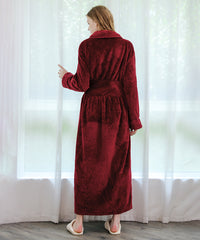 Long Soft Robes for Women Winter Warm Bathrobes