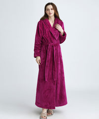 Long Soft Robes for Women Winter Warm Bathrobes