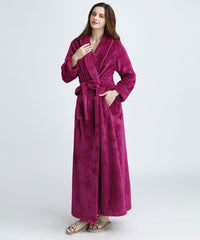 Long Soft Robes for Women Winter Warm Bathrobes