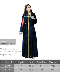 Long Soft Robes for Women Winter Warm Bathrobes