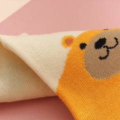 5 Finger Cute Bear Socks for Kids - 5 Pairs