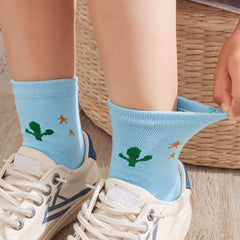 5 Finger Cute Bear Socks for Kids - 5 Pairs