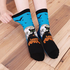 Halloween Crew Socks for Women - 5 Pairs