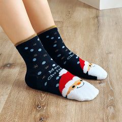 Christmas Crew Socks - 5 Pairs