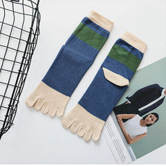 Athletic Crew Toe Socks for Men - 5 Pairs