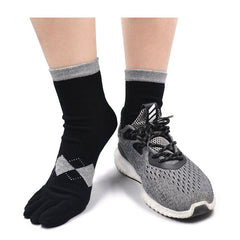 Neutral Colors Toe Crew Socks for Men - 5 Pairs