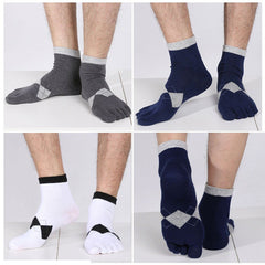 Neutral Colors Toe Crew Socks for Men - 5 Pairs