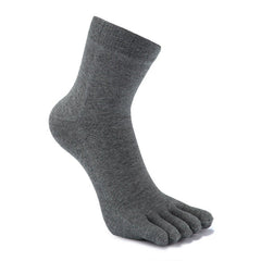 Plain Black Crew Socks for Men - 5 Pairs