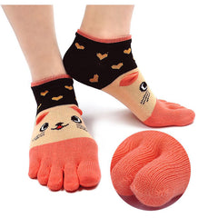 Cute Animal Design Socks for Women - 4 Pairs