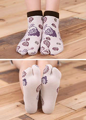 Women's Tabi Flip Flop Socks - 4 Pairs